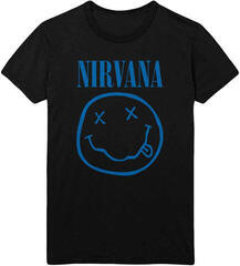 Tricou Nirvana Blue Happy Face Black L Tricou