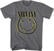 T-shirt Nirvana T-shirt Inverse Smiley Charcoal S