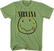 Skjorta Nirvana Inverse Happy Face Green L Skjorta