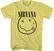 T-shirt Nirvana T-shirt Inverse Smiley Yellow S