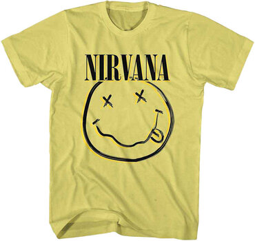 Camiseta de manga corta Nirvana Camiseta de manga corta Inverse Smiley Amarillo XL - 1