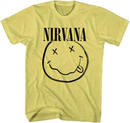 Tricou Nirvana Inverse Happy Face Yellow 2XL Tricou