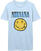 T-Shirt Nirvana T-Shirt Xerox Smiley Blue Light Blue M