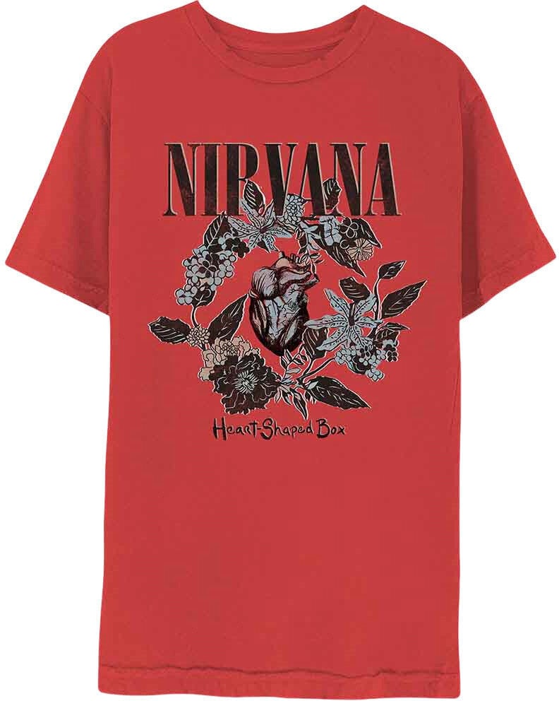 Tričko Nirvana Tričko Heart-Shaped Box Red S