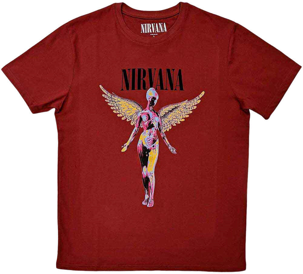 Skjorta Nirvana Skjorta In Utero Red 2XL