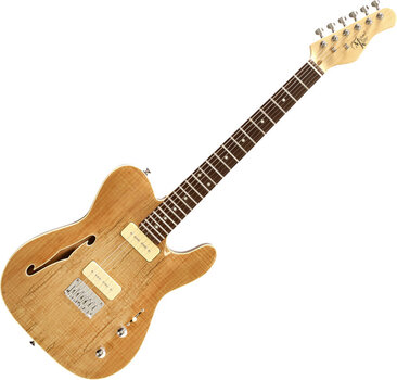 Elektrische gitaar Michael Kelly 59 Thinline Spalted Maple - 1