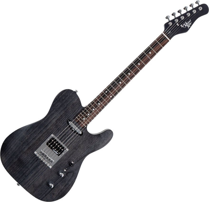 E-Gitarre Michael Kelly 54 Open Pore Faded Black E-Gitarre