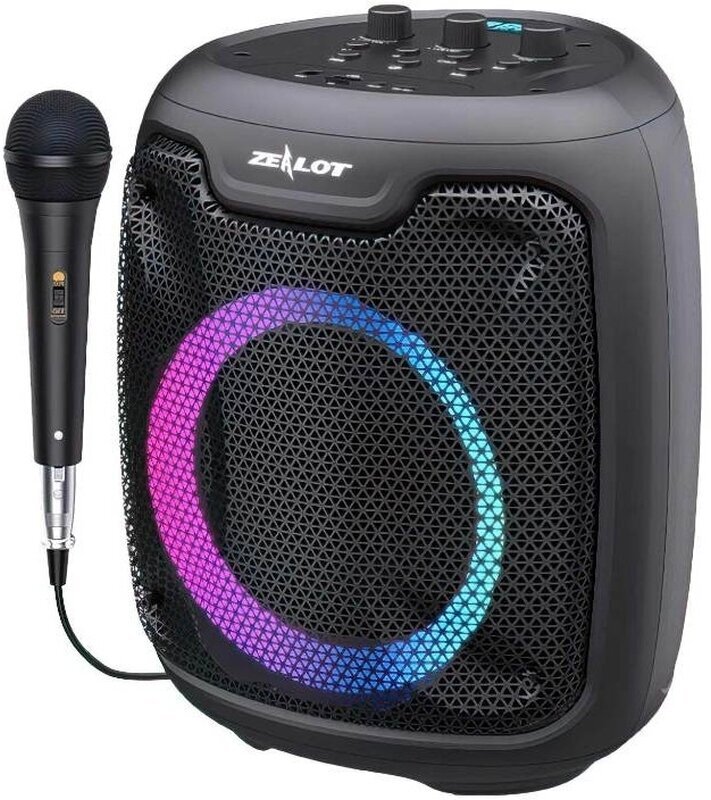 Karaoke-systeem Zealot P8 Karaoke-systeem Black