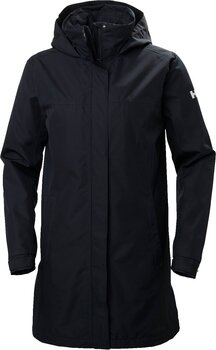 Jacket Helly Hansen Women's Aden Insulated Rain Coat Jacket Navy XS - 1