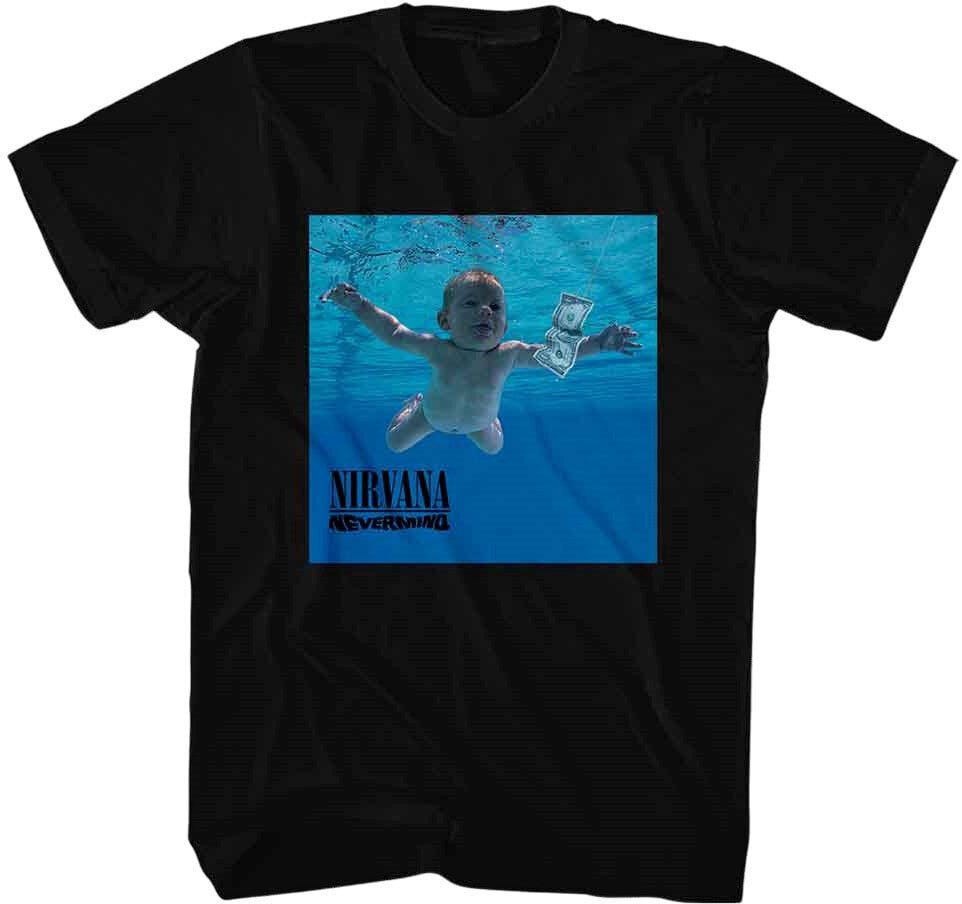 Skjorte Nirvana Skjorte Nevermind Album Black S