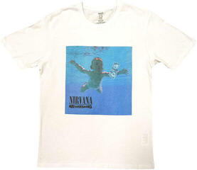 T-Shirt Nirvana Nevermind Album Unisex T-Shirt mit kurzen Ärmeln/White/Kurze