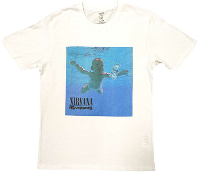 T-shirt Nirvana T-shirt Nevermind Album White S - 1