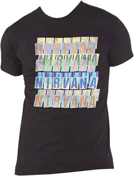 T-shirt Nirvana T-shirt Repeat Black S - 1