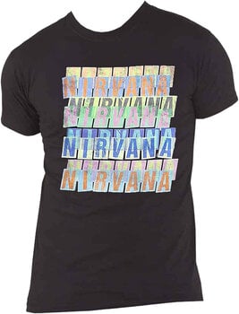 T-Shirt Nirvana T-Shirt Repeat Black M - 1