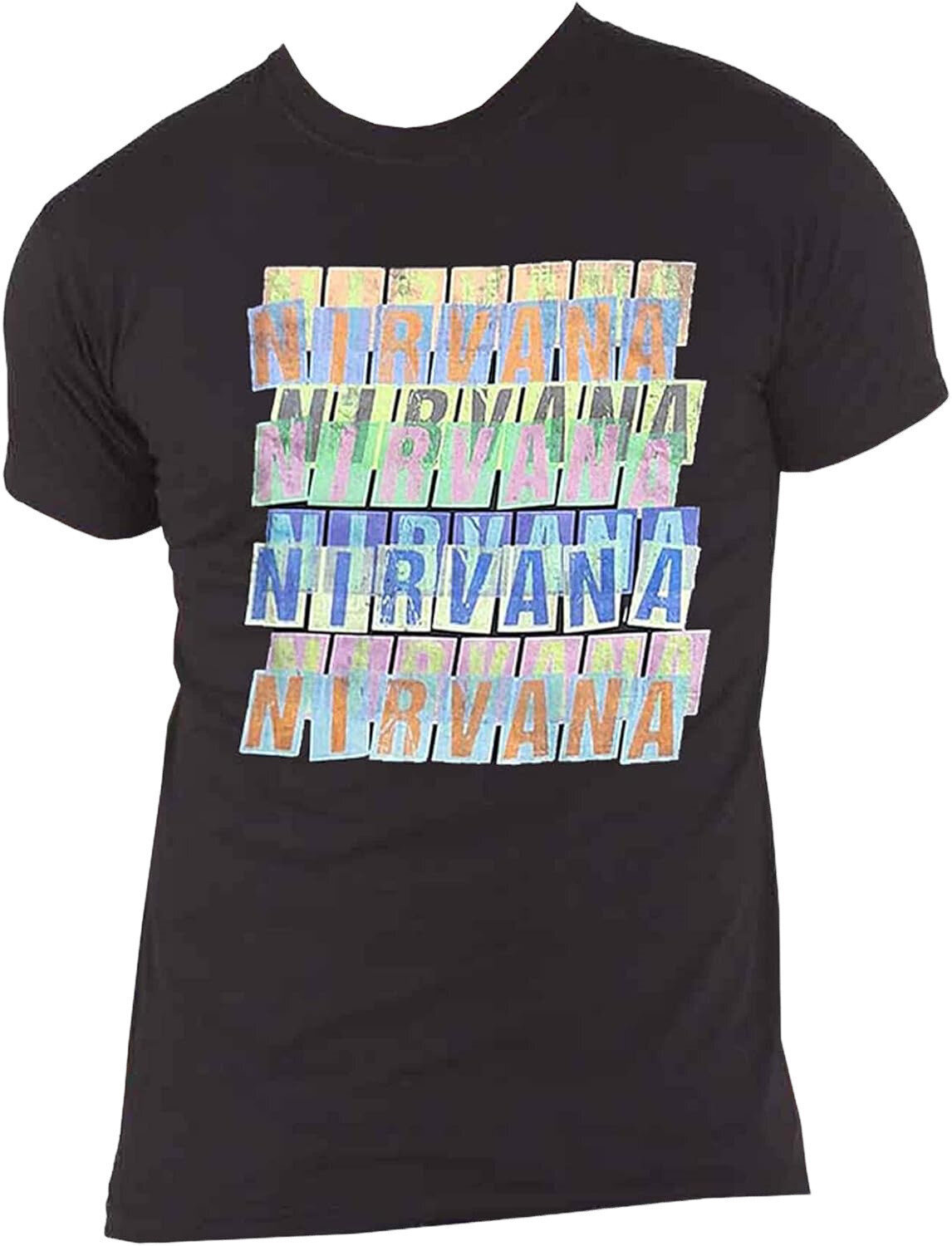 T-Shirt Nirvana T-Shirt Repeat Black XL