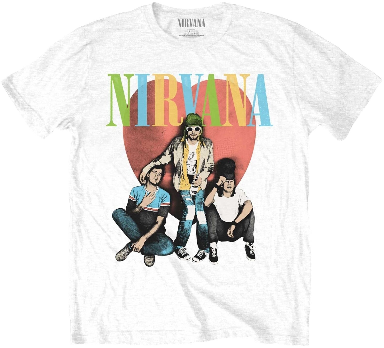 T-Shirt Nirvana T-Shirt Trapper Hat White M