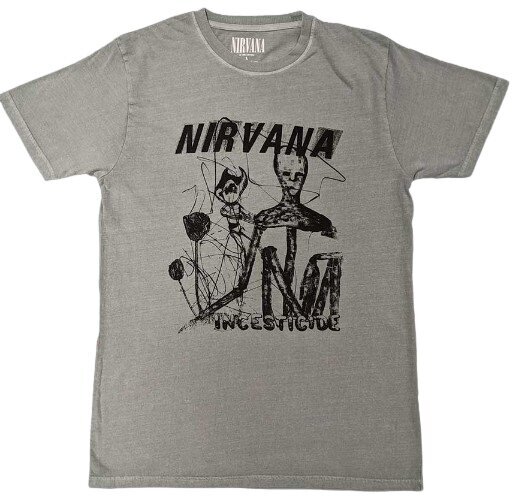 Koszulka Nirvana Koszulka Incesticide Stacked Logo Green S
