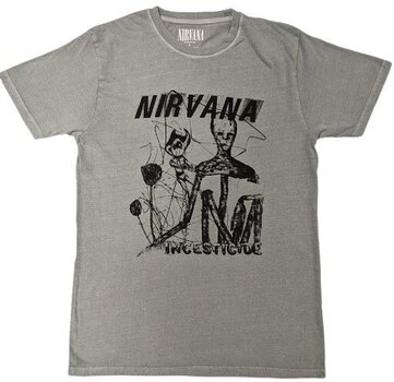 Koszulka Nirvana Koszulka Incesticide Stacked Logo Green S - 1