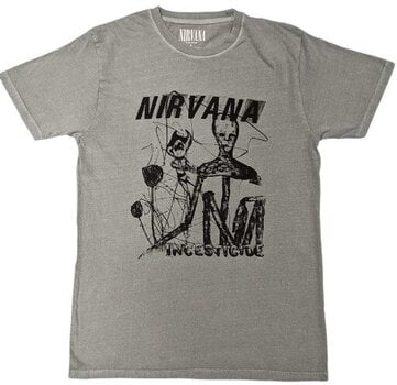 Shirt Nirvana Shirt Incesticide Stacked Logo Green XL - 1