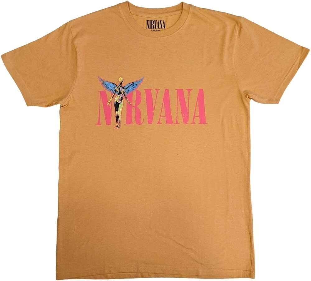 T-Shirt Nirvana T-Shirt In Utero Angel Orange M