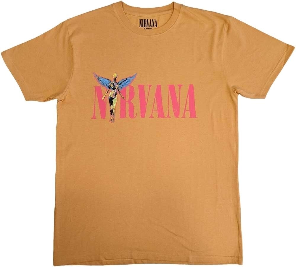 T-Shirt Nirvana T-Shirt In Utero Angel Orange L
