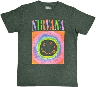 Shirt Nirvana Shirt Smiley Glow Box Green M - 1