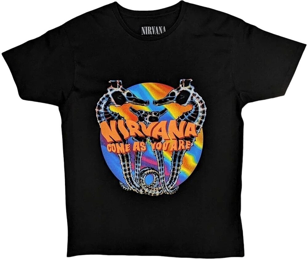 Skjorta Nirvana Skjorta Come As You Are Unisex Black M