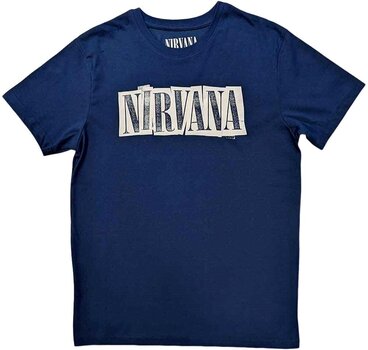 Tričko Nirvana Tričko Box Logo Denim M - 1
