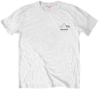 Koszulka Pink Floyd Koszulka F&B Packaged DSOTM Prism Outline White S - 1