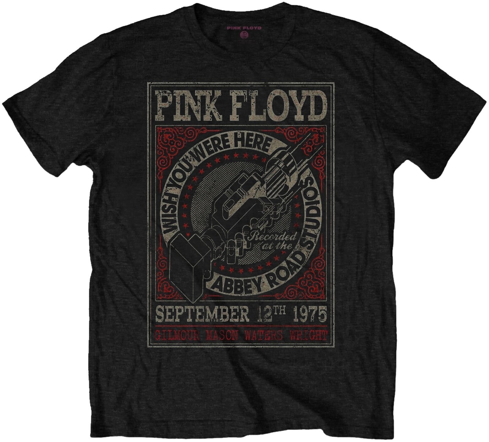 T-Shirt Pink Floyd T-Shirt WYWH Abbey Road Studios Black S