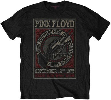 T-Shirt Pink Floyd T-Shirt WYWH Abbey Road Studios Black S - 1