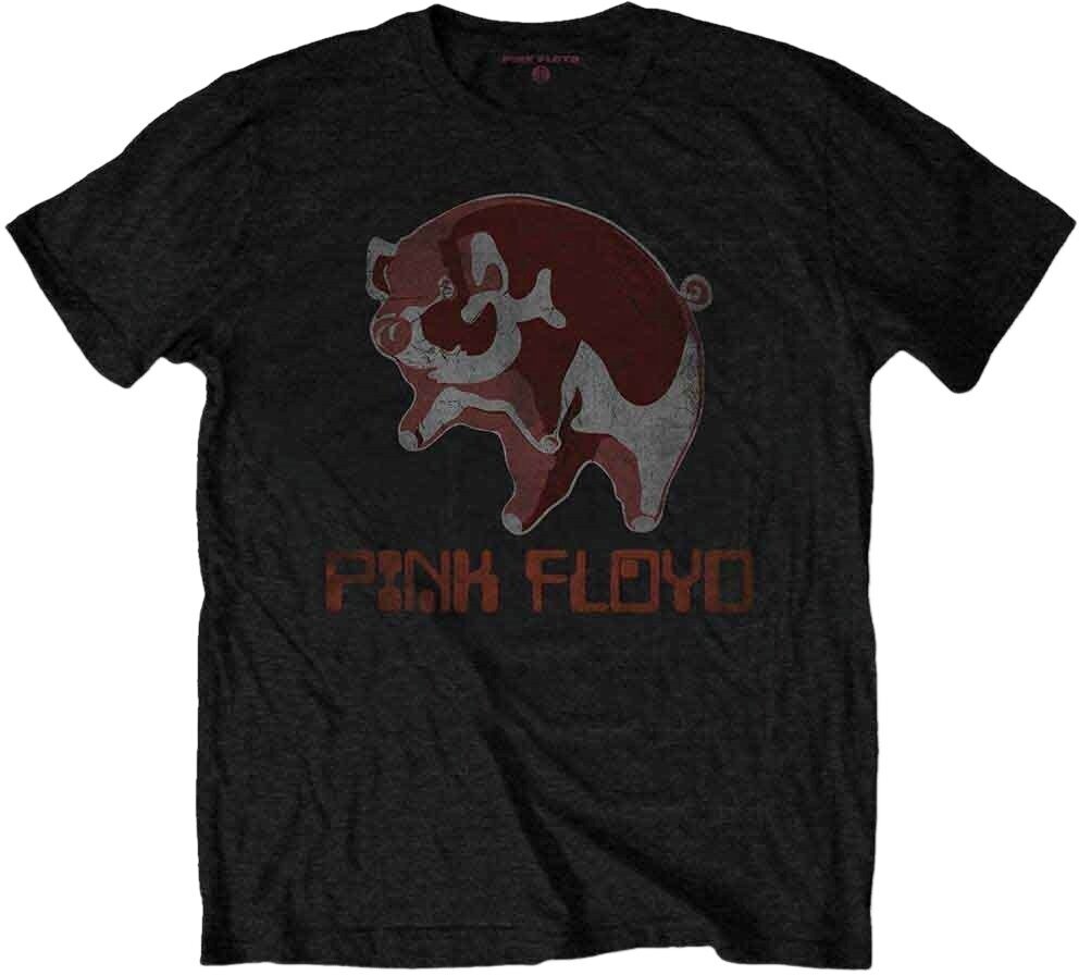 Maglietta Pink Floyd Maglietta Ethic Pig Black S