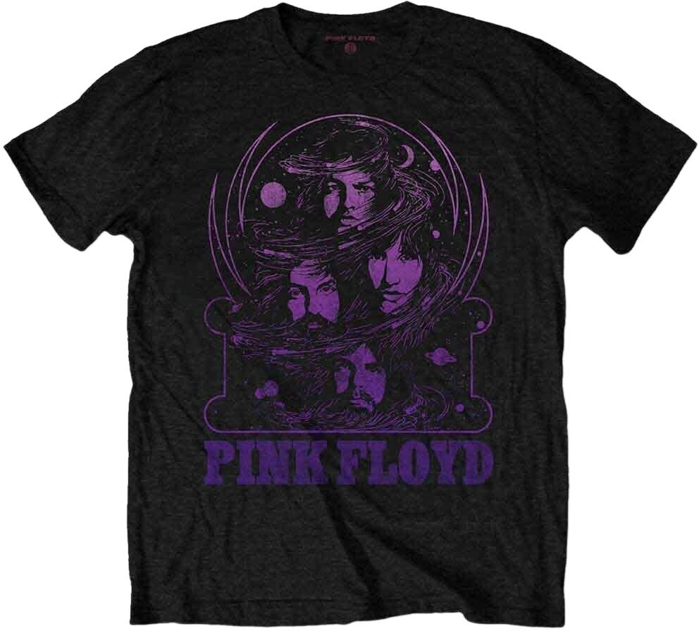 Maglietta Pink Floyd Maglietta Purple Swirl Black S