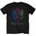 Camiseta de manga corta Pink Floyd Camiseta de manga corta Chalk Heads Black S