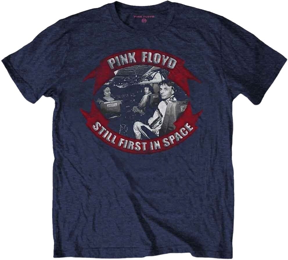 Tričko Pink Floyd Tričko First In Space Vignette Navy L