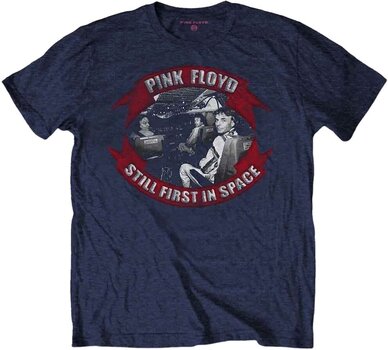 T-Shirt Pink Floyd T-Shirt First In Space Vignette Navy L - 1