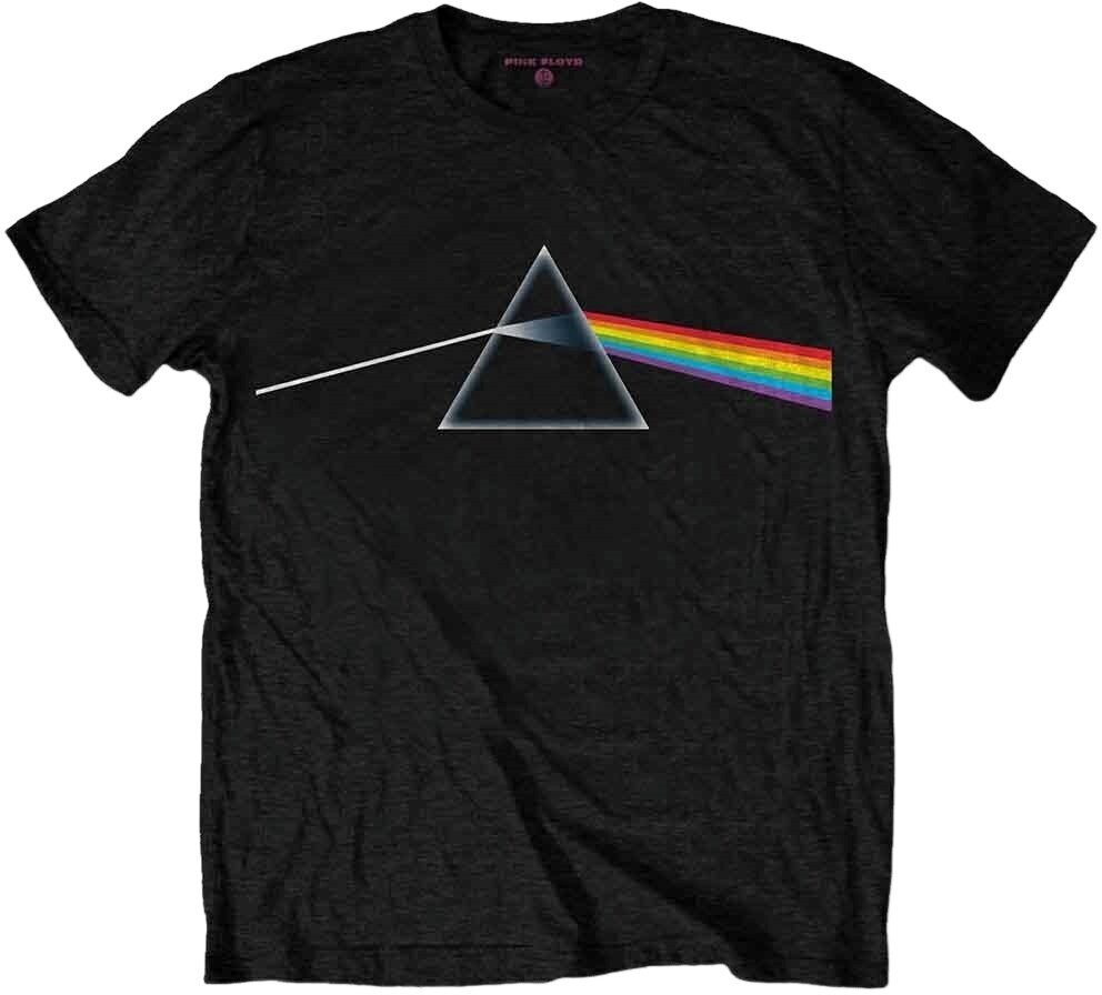 Camiseta de manga corta Pink Floyd Camiseta de manga corta DSOTM - Album Black S