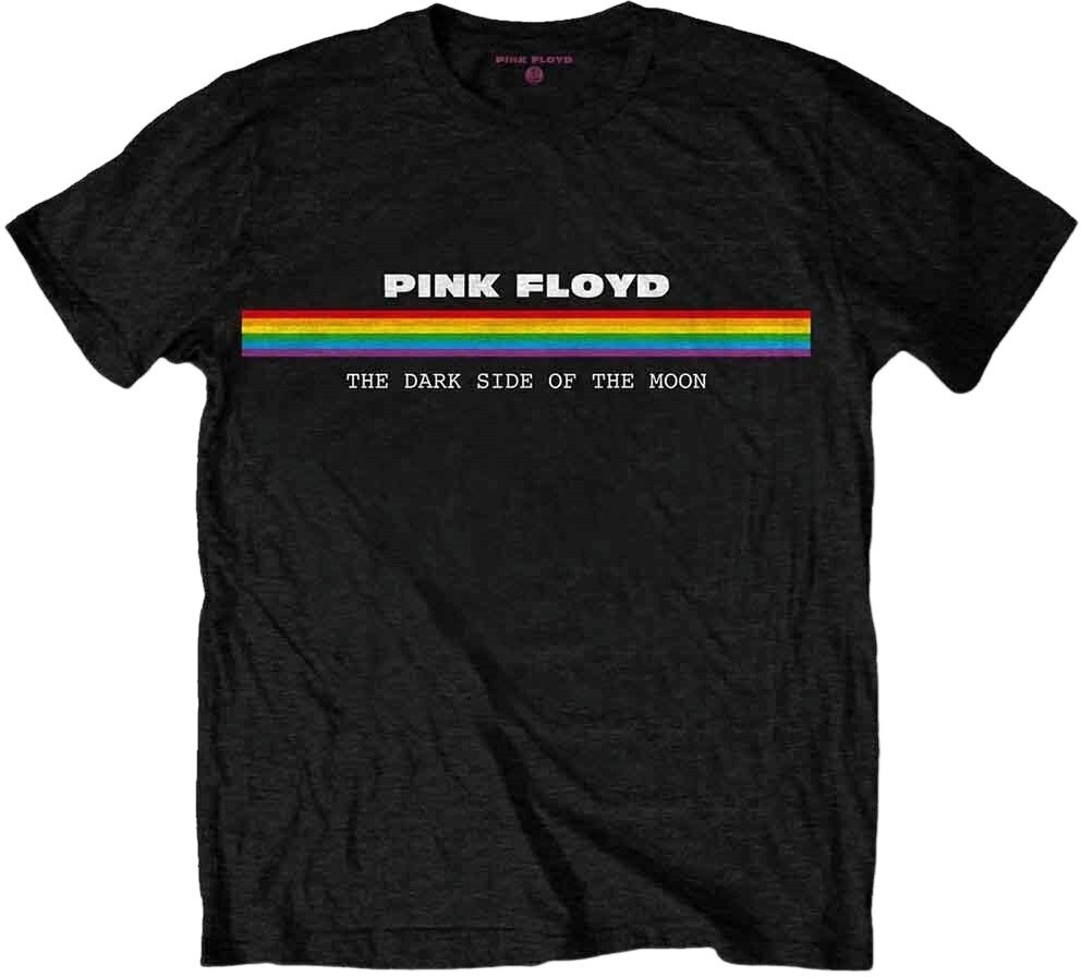 T-Shirt Pink Floyd T-Shirt Spectrum Stripe Black S