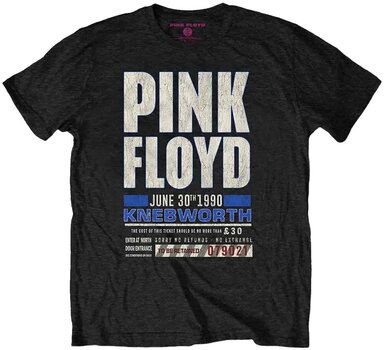 T-Shirt Pink Floyd T-Shirt Knebworth '90 Blue Black S - 1