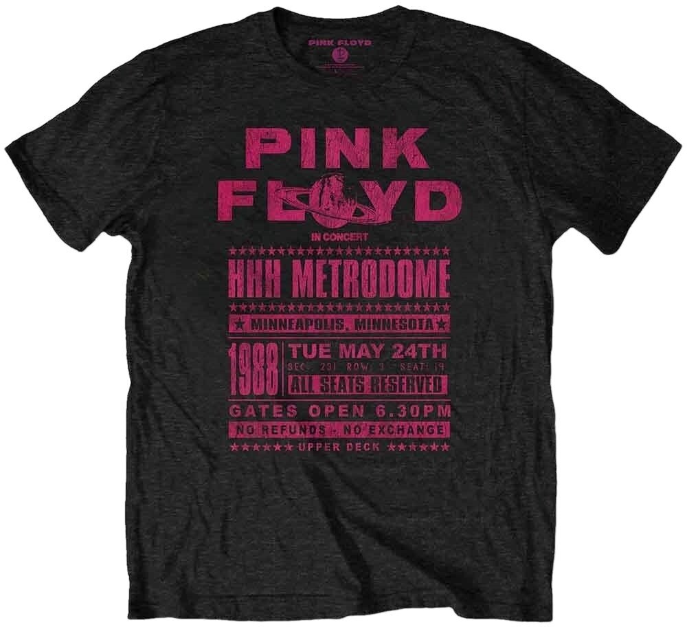 Skjorta Pink Floyd Skjorta Metrodome '88 Black M