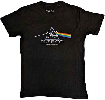 Camiseta de manga corta Pink Floyd Camiseta de manga corta 50th Prism Logo Black M - 1