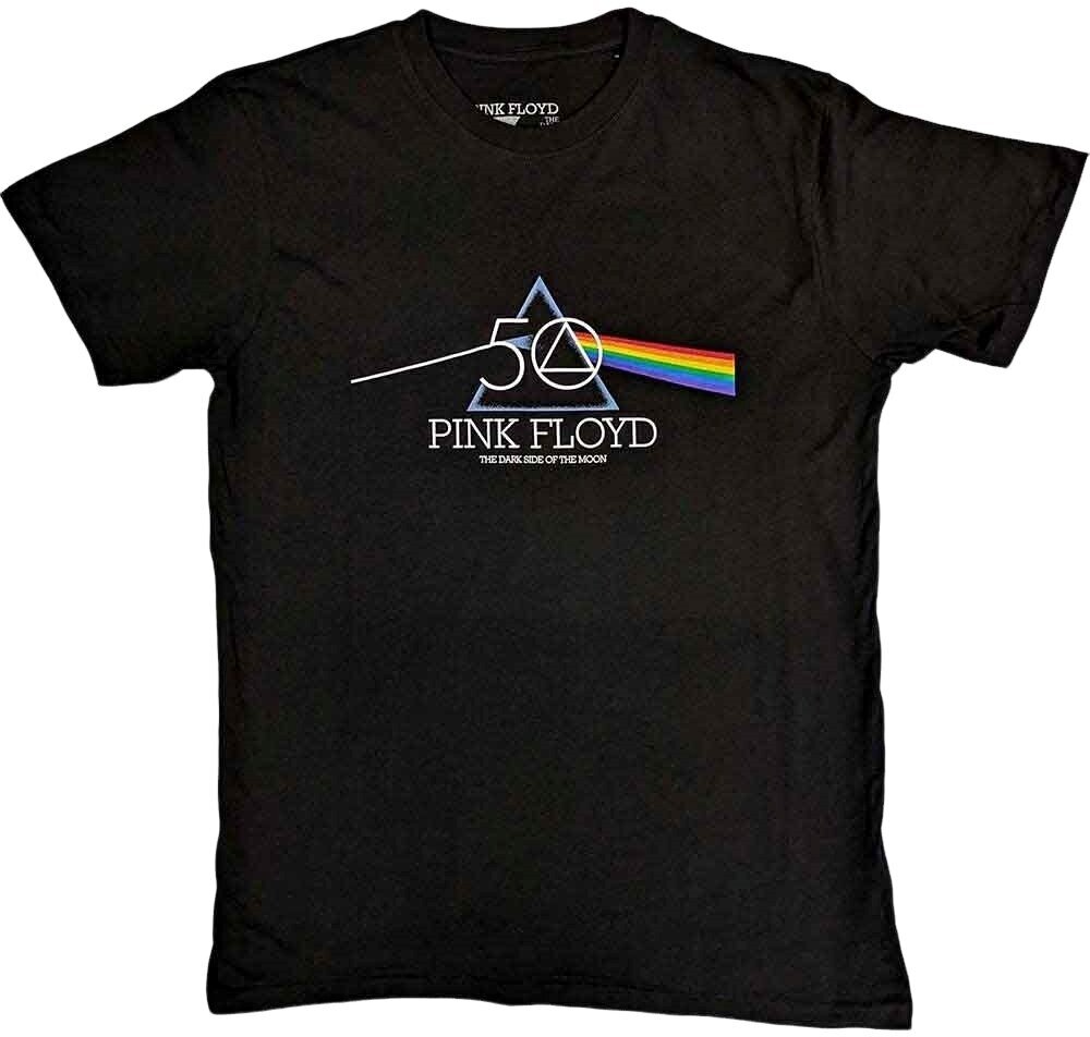 T-Shirt Pink Floyd T-Shirt 50th Prism Logo Black XL
