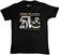 Camiseta de manga corta Pink Floyd Camiseta de manga corta Band Photo & 50th Logo Black M
