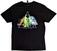 Koszulka Pink Floyd Koszulka Live Band Rainbow Tone Black S