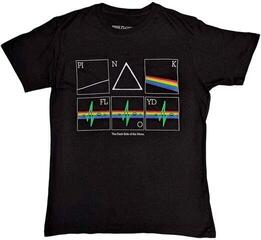 Риза Pink Floyd Prism Heart Beat Unisex Тениска с къс ръкав/Black/Къси
