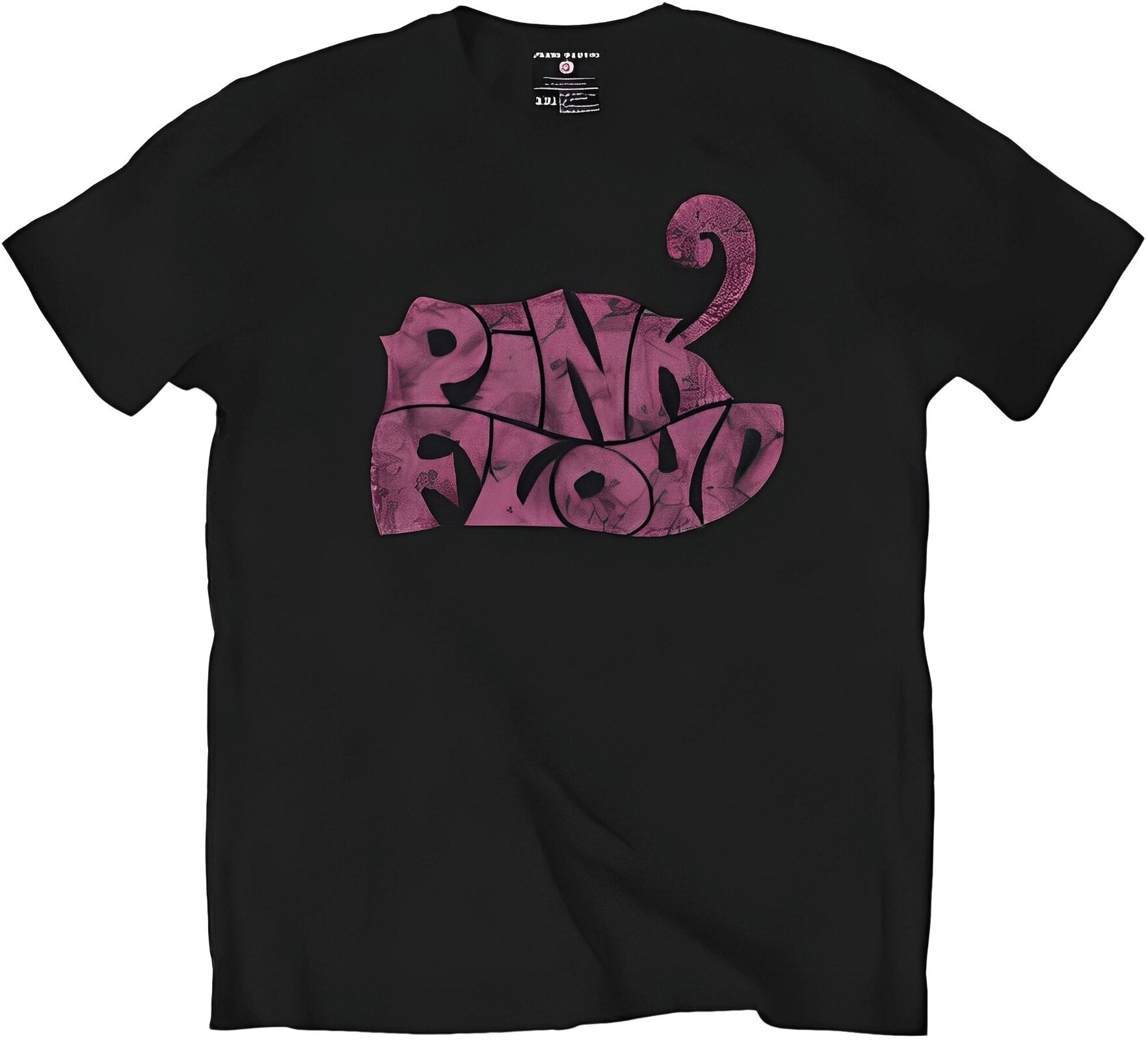 Skjorta Pink Floyd Skjorta Swirl Logo Unisex Black 2XL