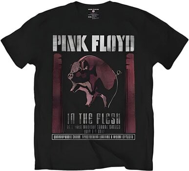 T-shirt Pink Floyd T-shirt In The Flesh Black M - 1