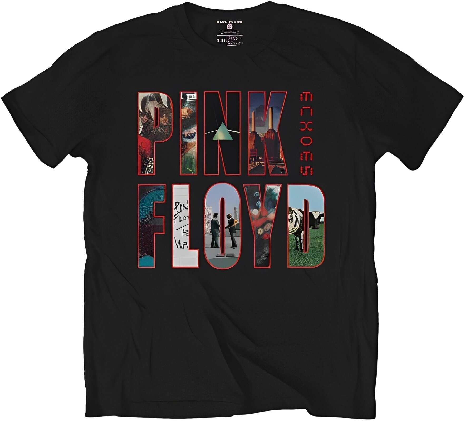 T-Shirt Pink Floyd T-Shirt Echoes Album Montage Black S