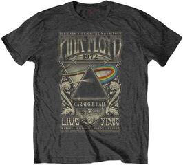 T-Shirt Pink Floyd Carnegie Hall Poster Unisex T-Shirt mit kurzen Ärmeln/Charcoal Grey/Kurze