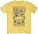 T-shirt Pink Floyd Carnegie Hall Poster Yellow XL T-shirt